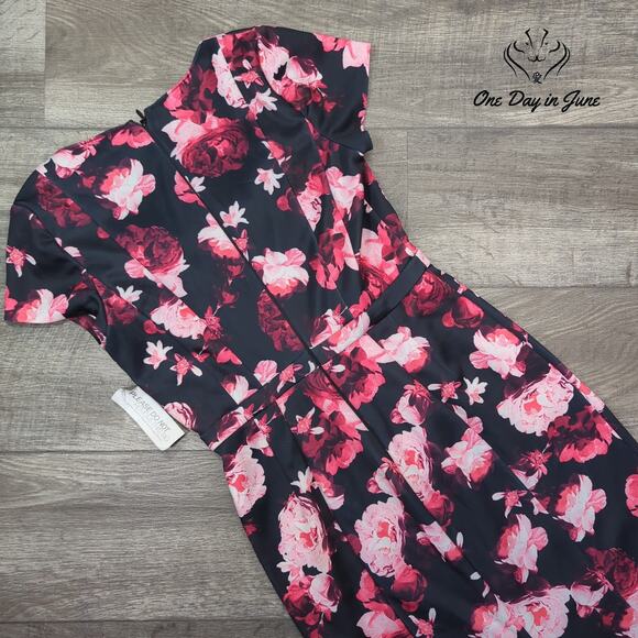 Eva Mendes Cap Sleeve Midi Dress Size 8 - Picture 7 of 7